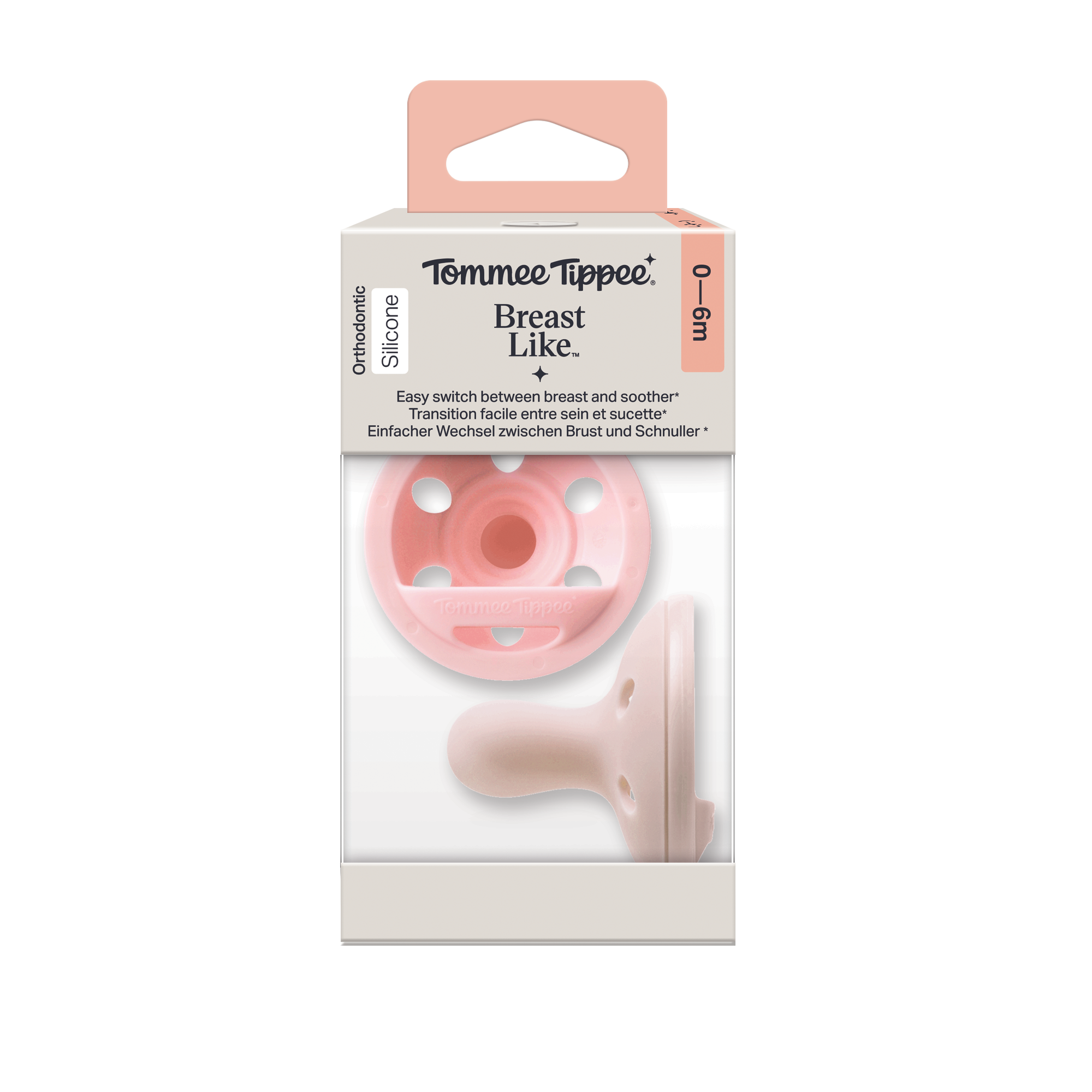 Tommee Tippee Szilikon Breast-like Cumi 0-6 hó, 2 db