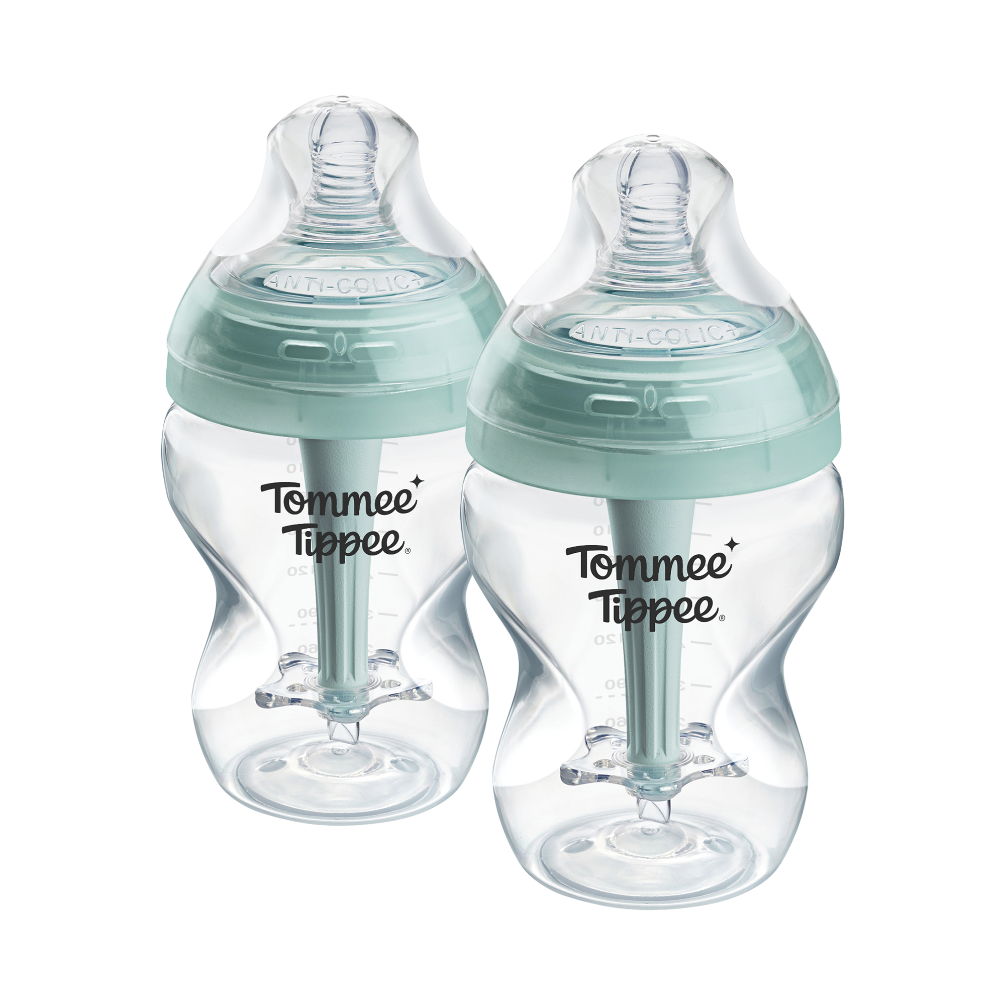 Tommee Tippee ADVANCED ANTI-COLIC önsterilizáló cumisüveg lassú áramlás 260 ml 0h+, 2 db