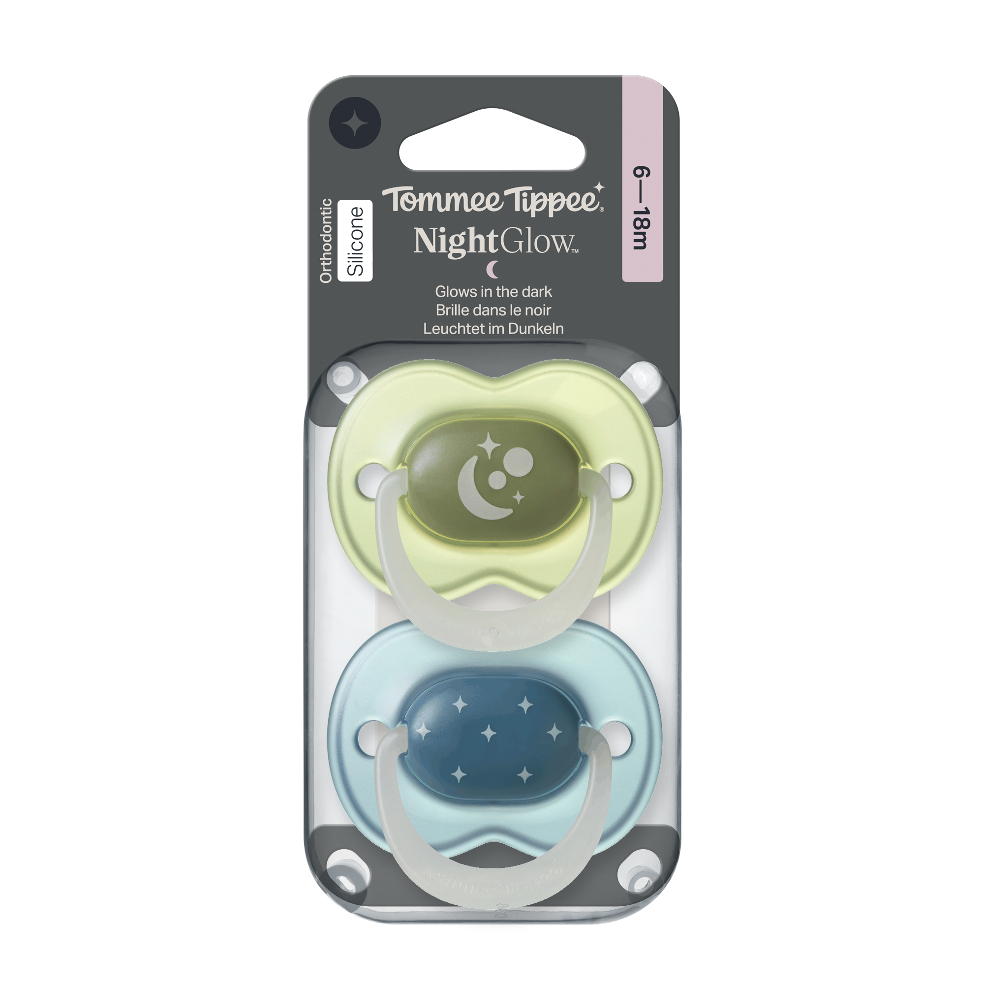 Tommee Tippee Night-time cumi 6-18 hó, 2 db - több színváltozatban