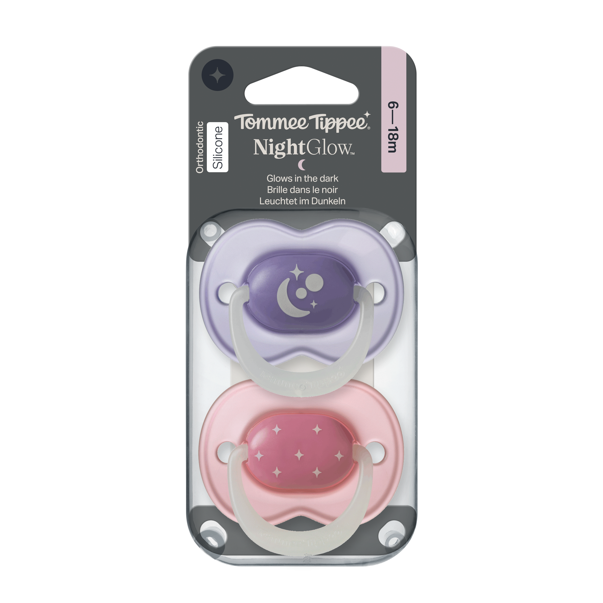 Tommee Tippee Night-time cumi 0-6 hó, 2 db - több színváltozatban
