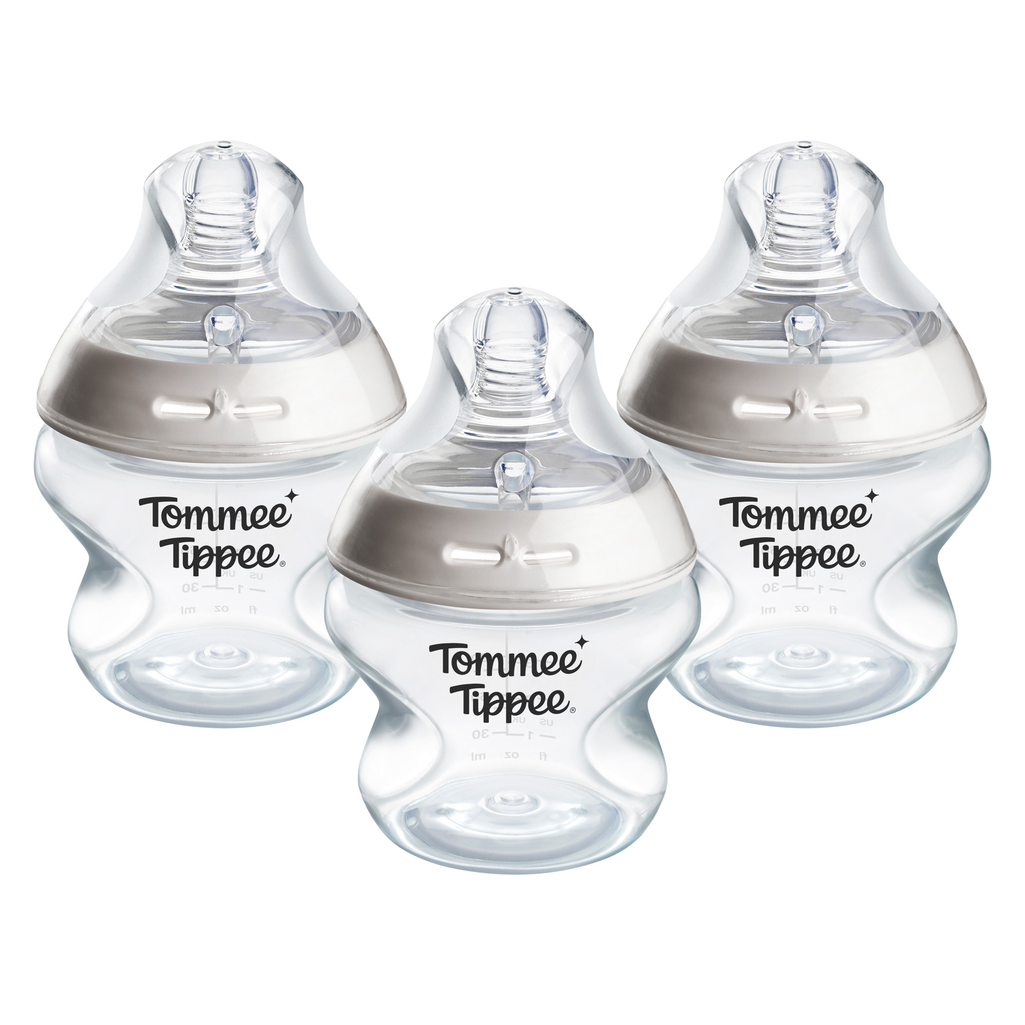 Tommee Tippee Natural Start önsterilizáló cumisüveg ANTI-COLIC cumival lassú áramlás 150 ml 0h+, 3 db