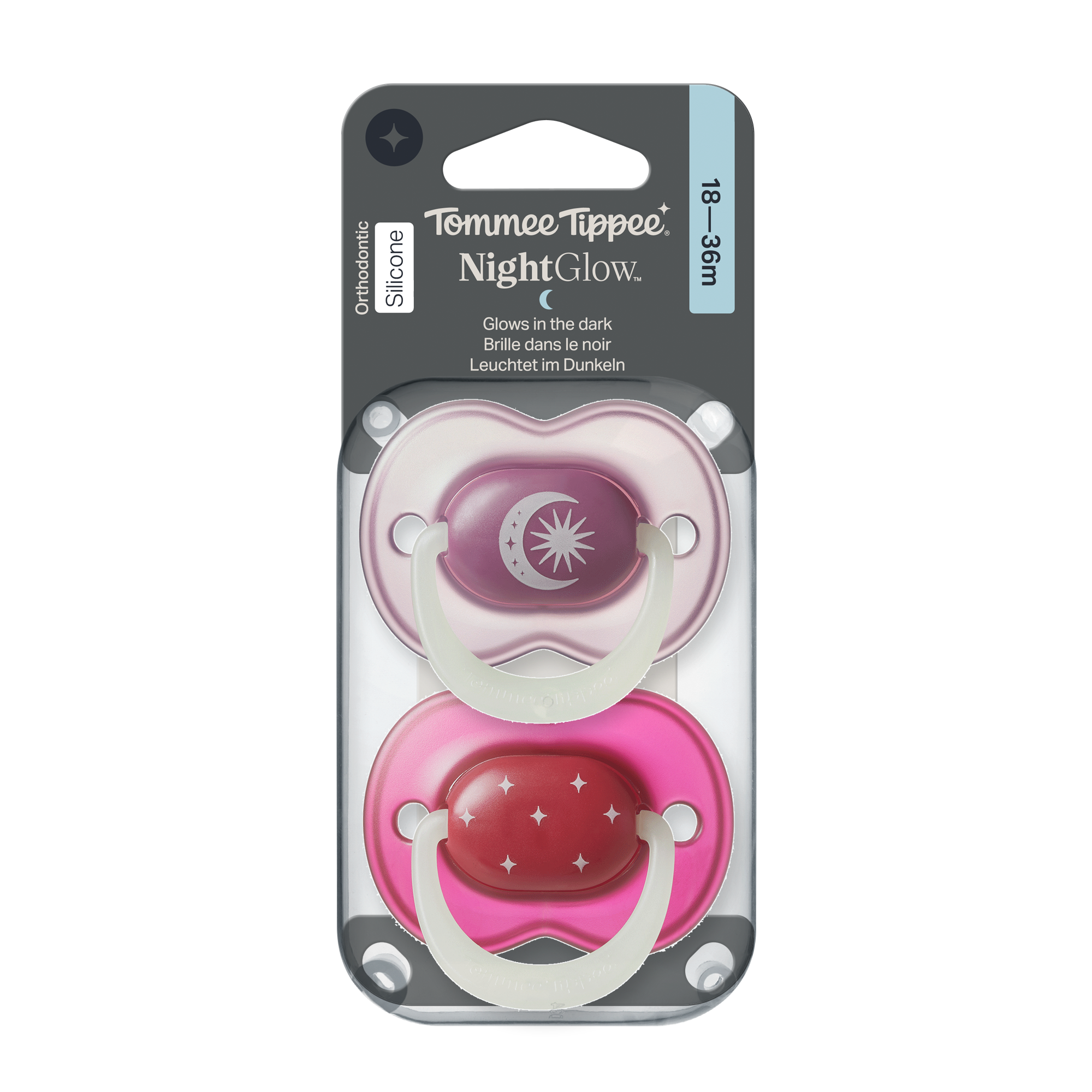 Tommee Tippee Night-time cumi 18-36 hó, 2 db - több színváltozatban